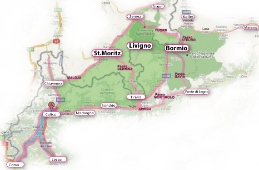 Mappa Parco Stelvio